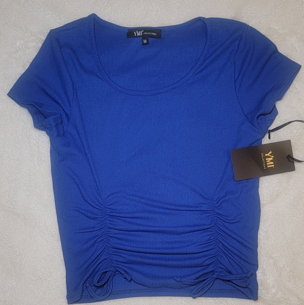 YMI Juniors blue top size M